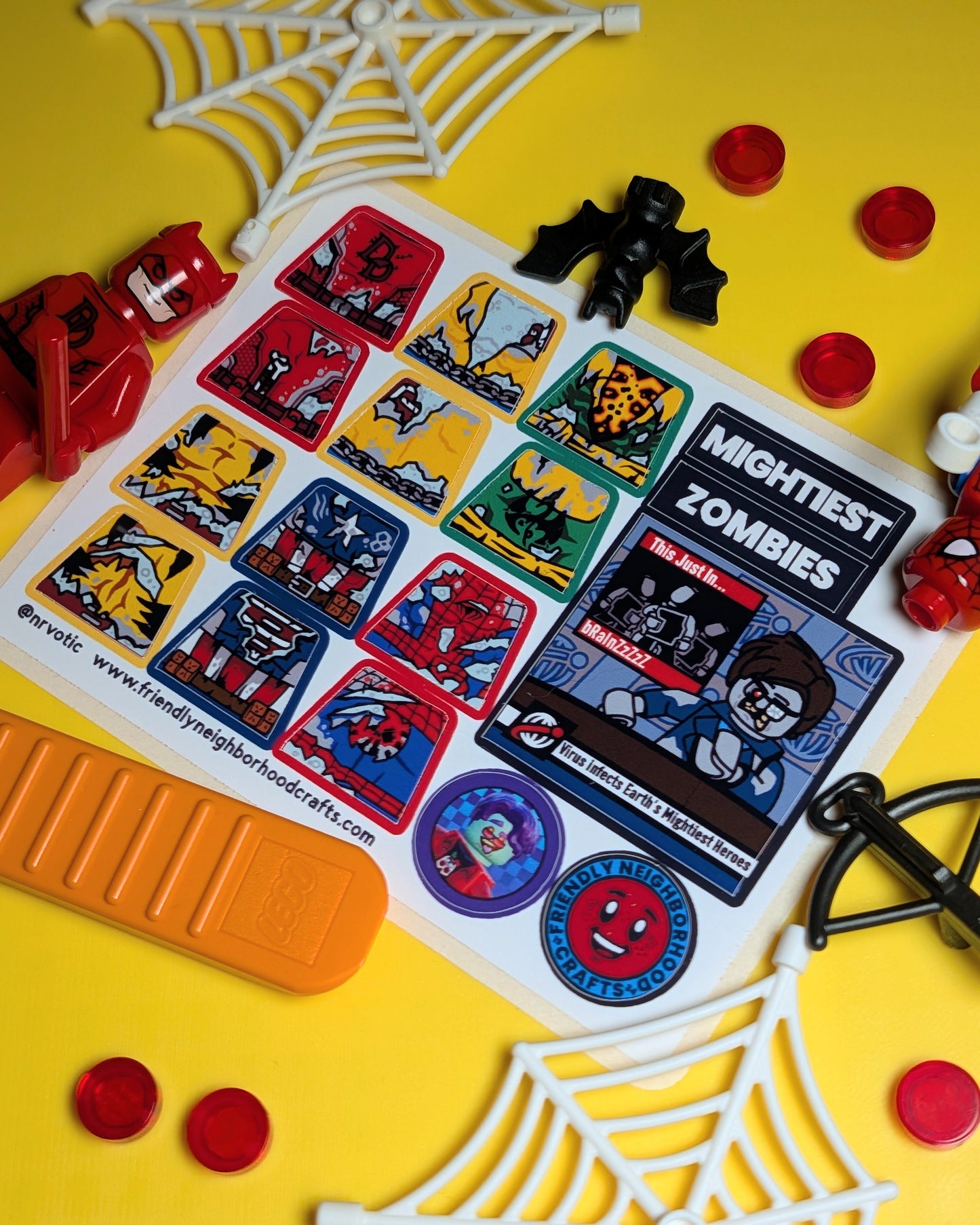 "MIGHTIEST ZOMBIES" Stickers