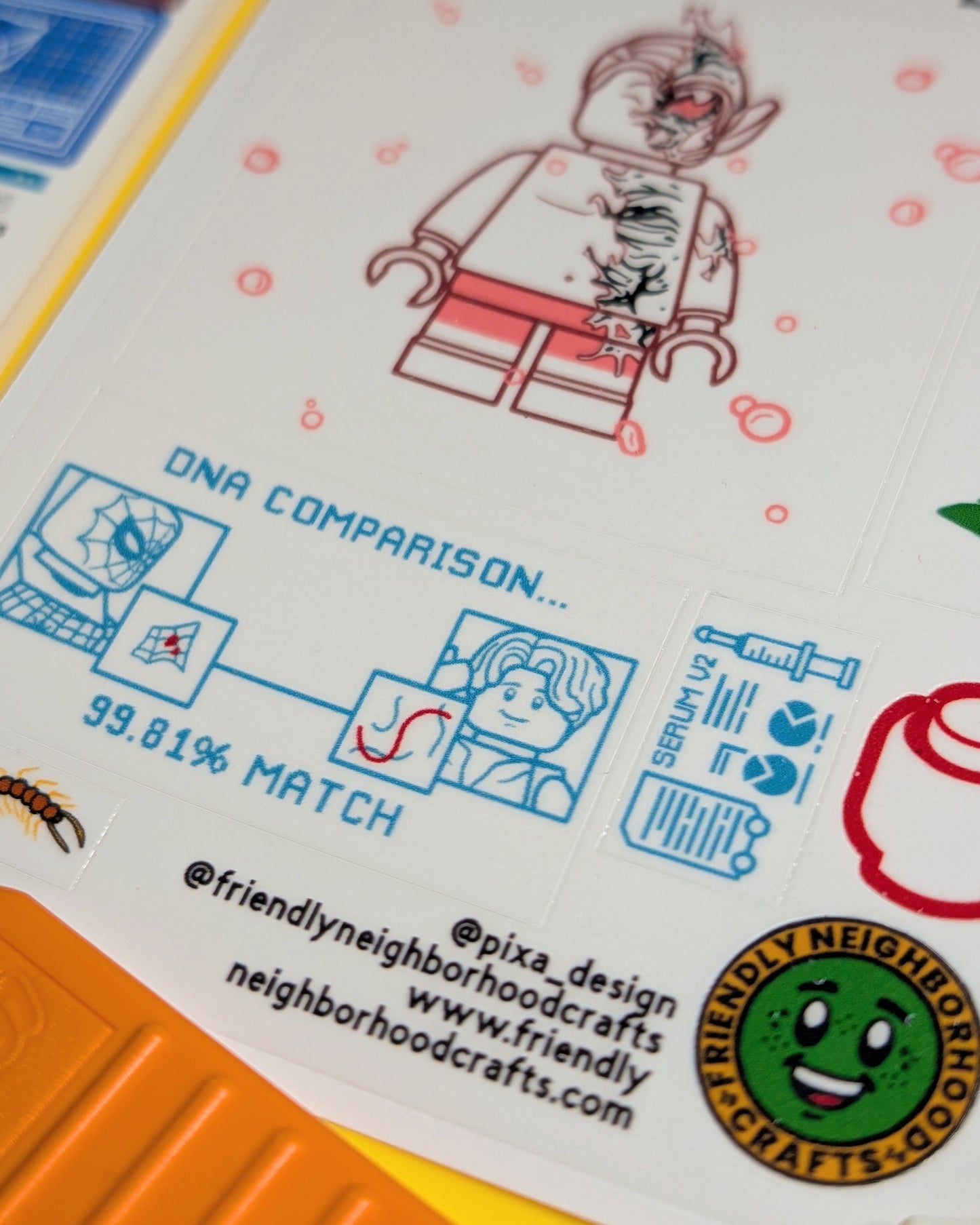 "HEIR'S LAB" Stickers