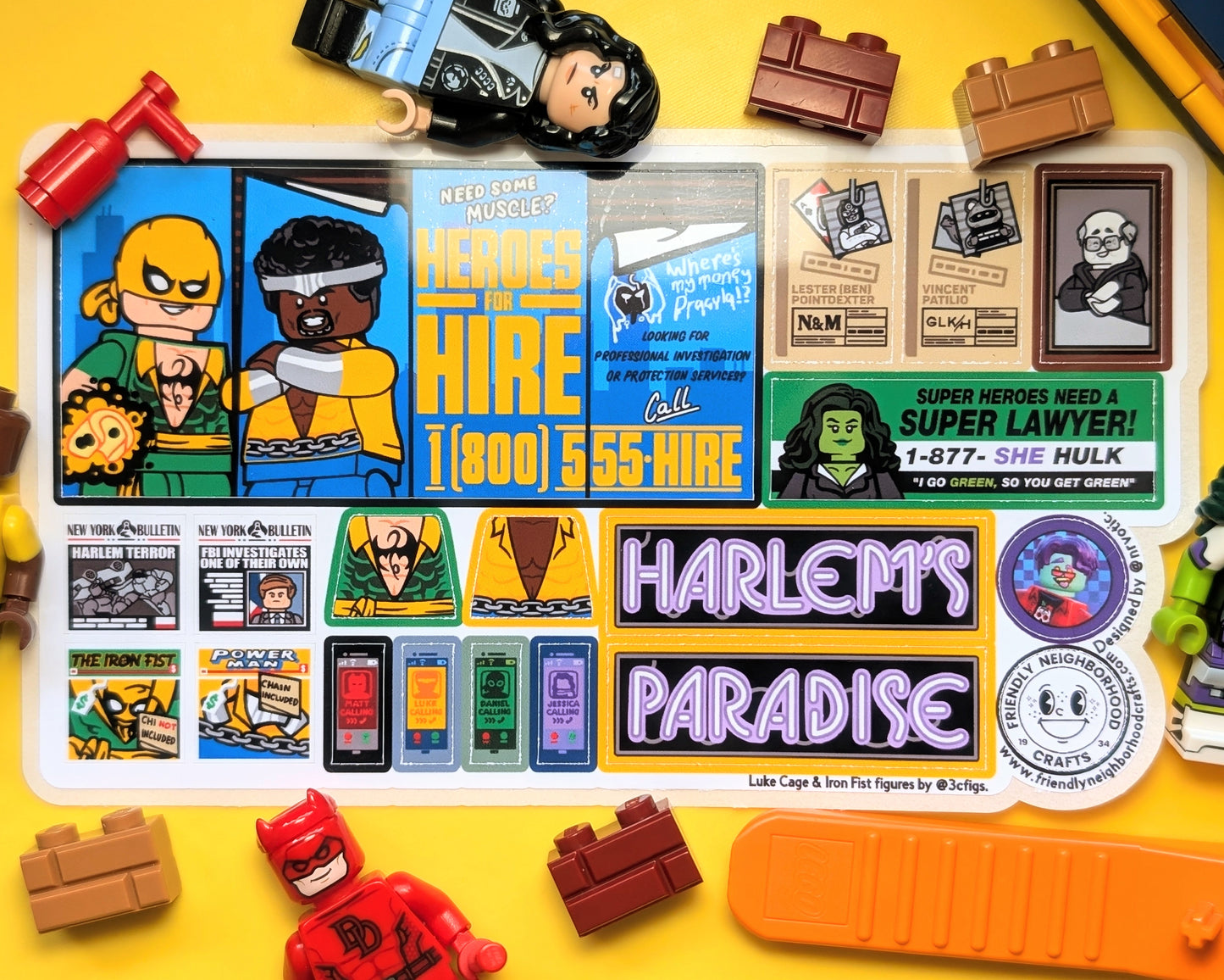 "HIRE A HERO" Stickers