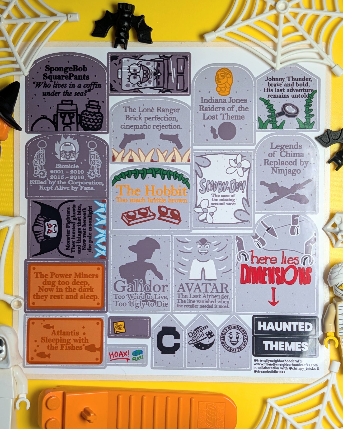 "HAUNTED THEMES" Stickers