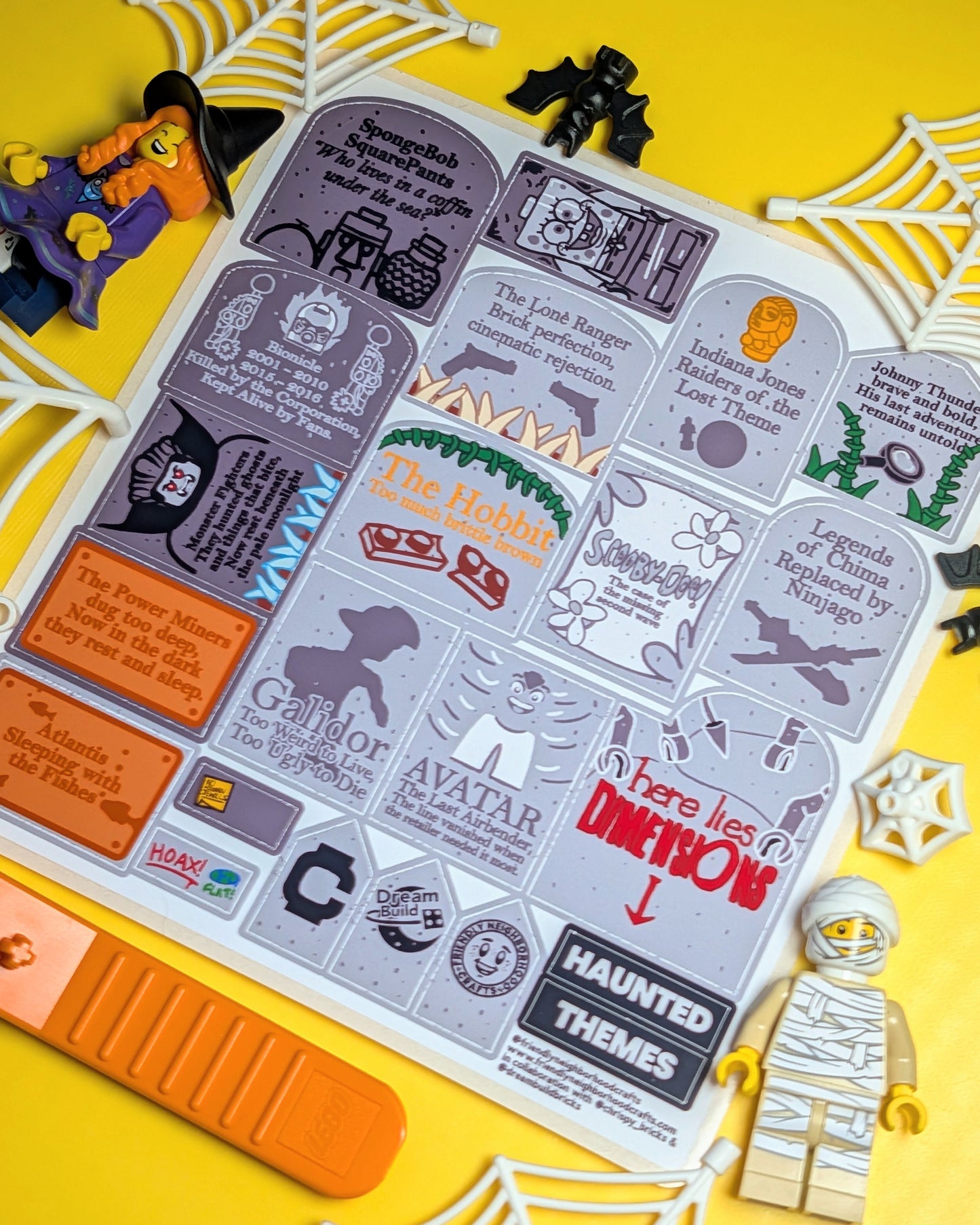 "HAUNTED THEMES" Stickers