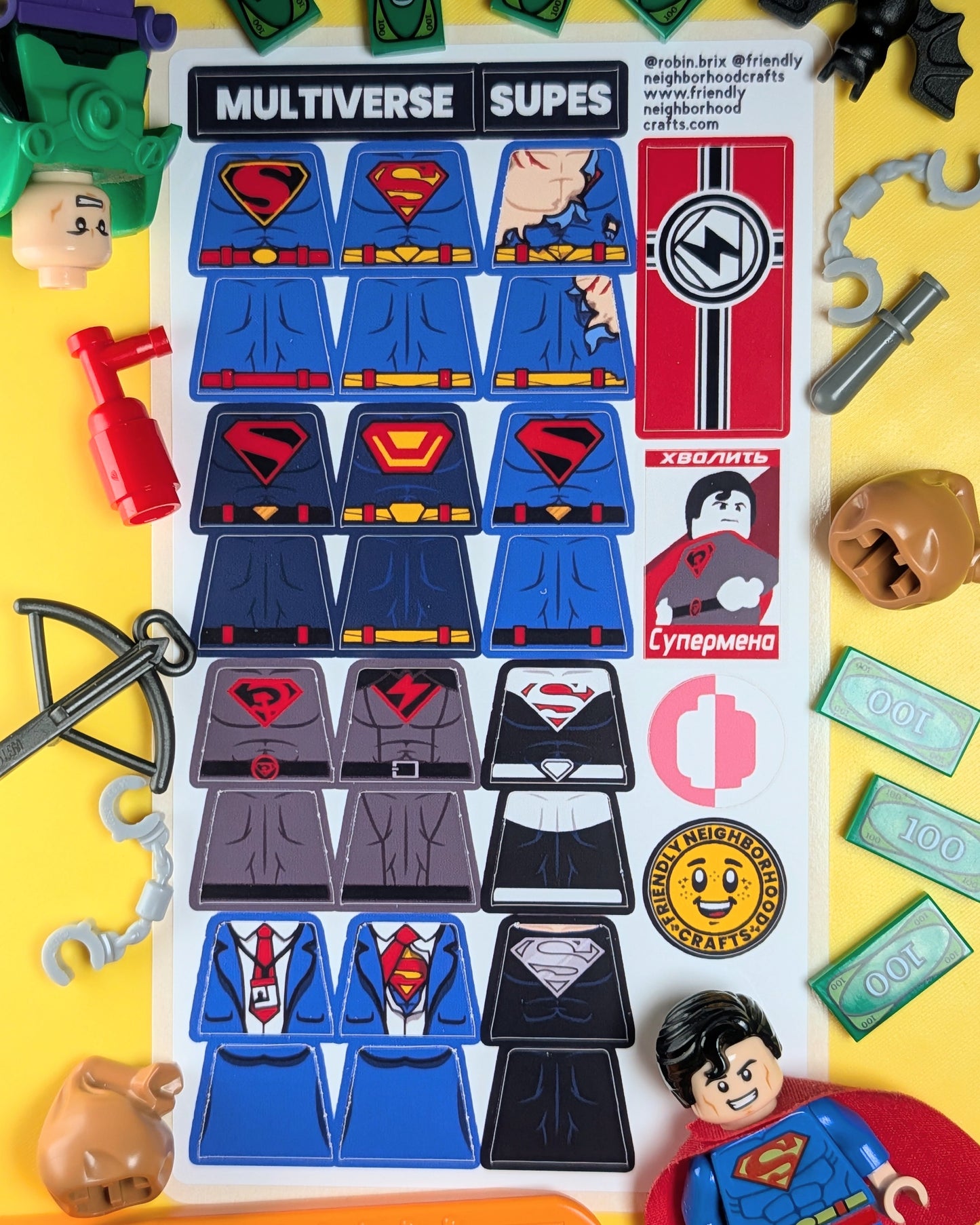 "MULTIVERSE SUPES" Stickers