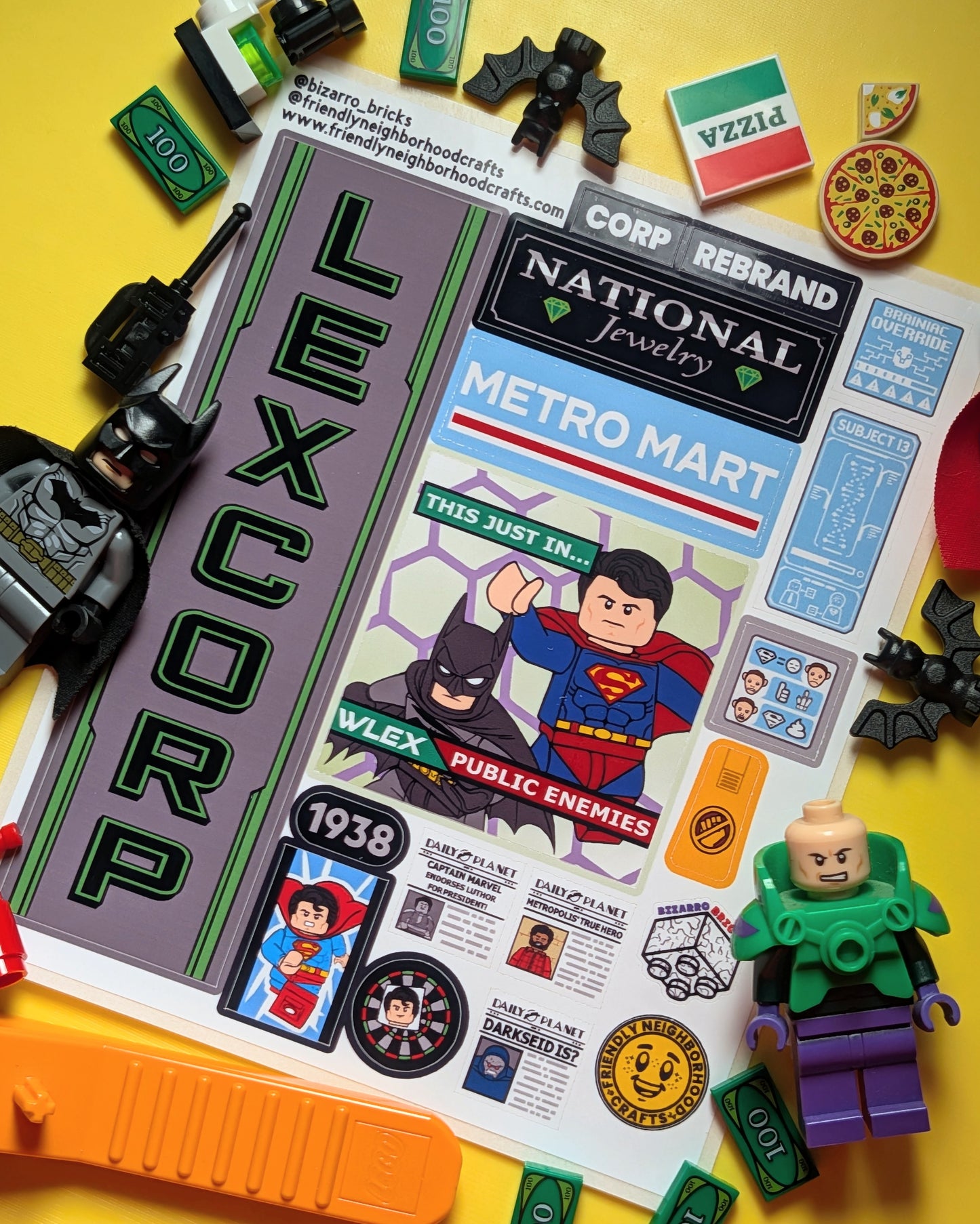 "CORP REBRAND" Stickers